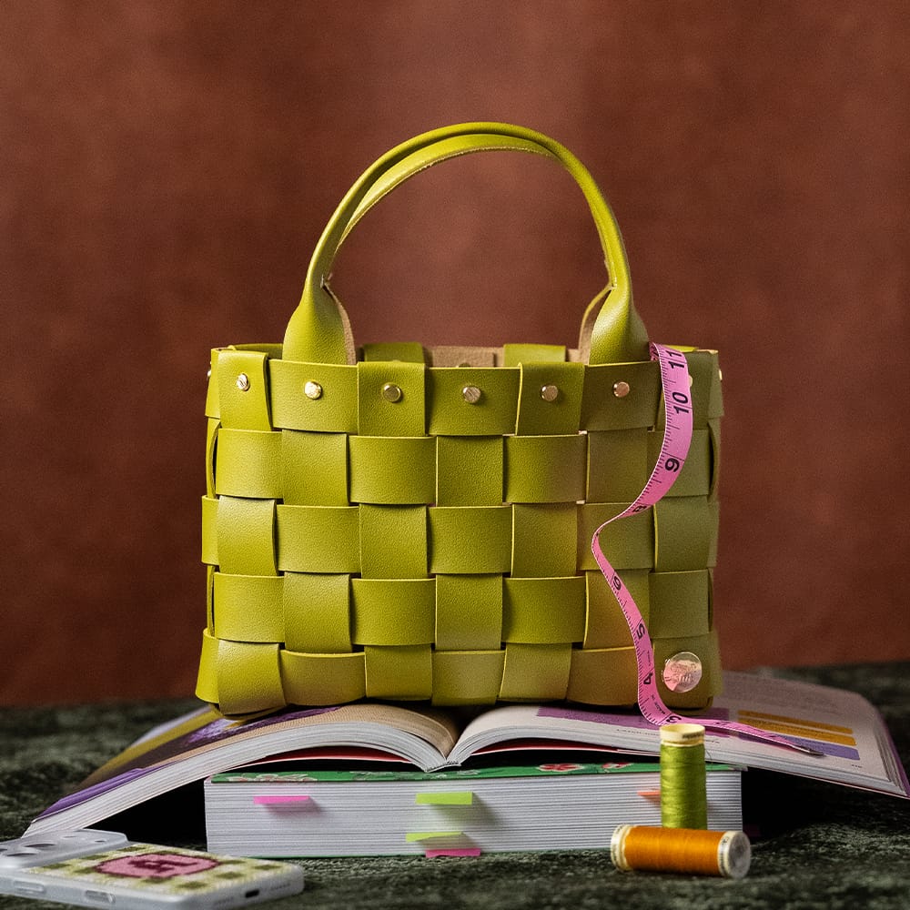 Craft Club Co MARTINI GREEN LIMA - Basket Weave Bag Kit