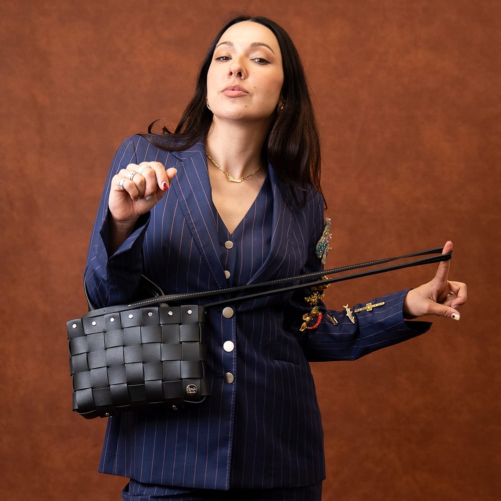 Craft Club Co NOIR BLACK LIMA - Basket Weave Bag Kit