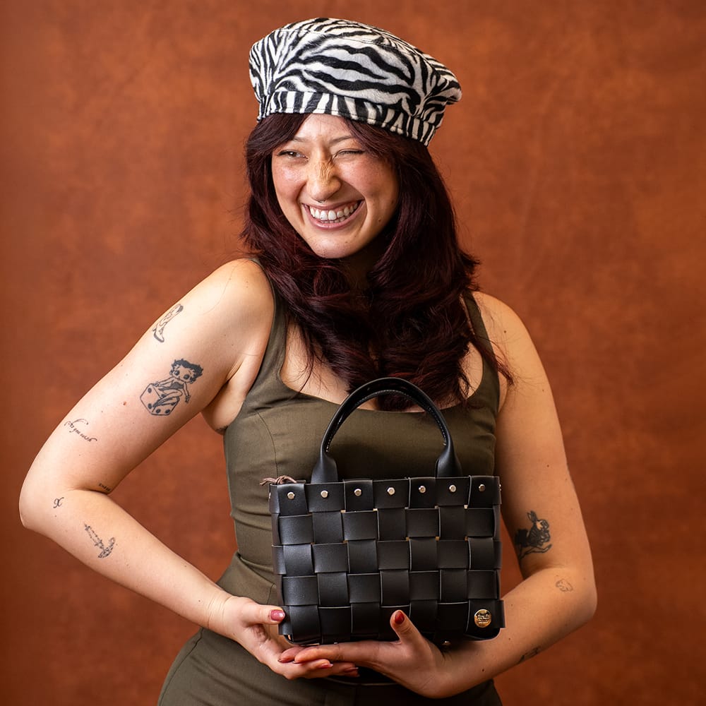 Craft Club Co NOIR BLACK LIMA - Basket Weave Bag Kit