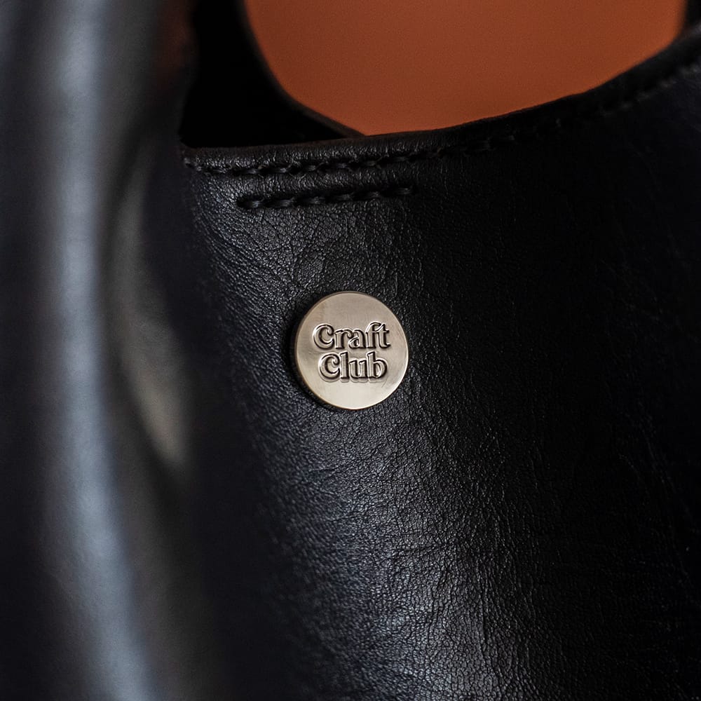Craft Club Co NOIR BLACK SYDNEY - Slouch Tote Bag Kit