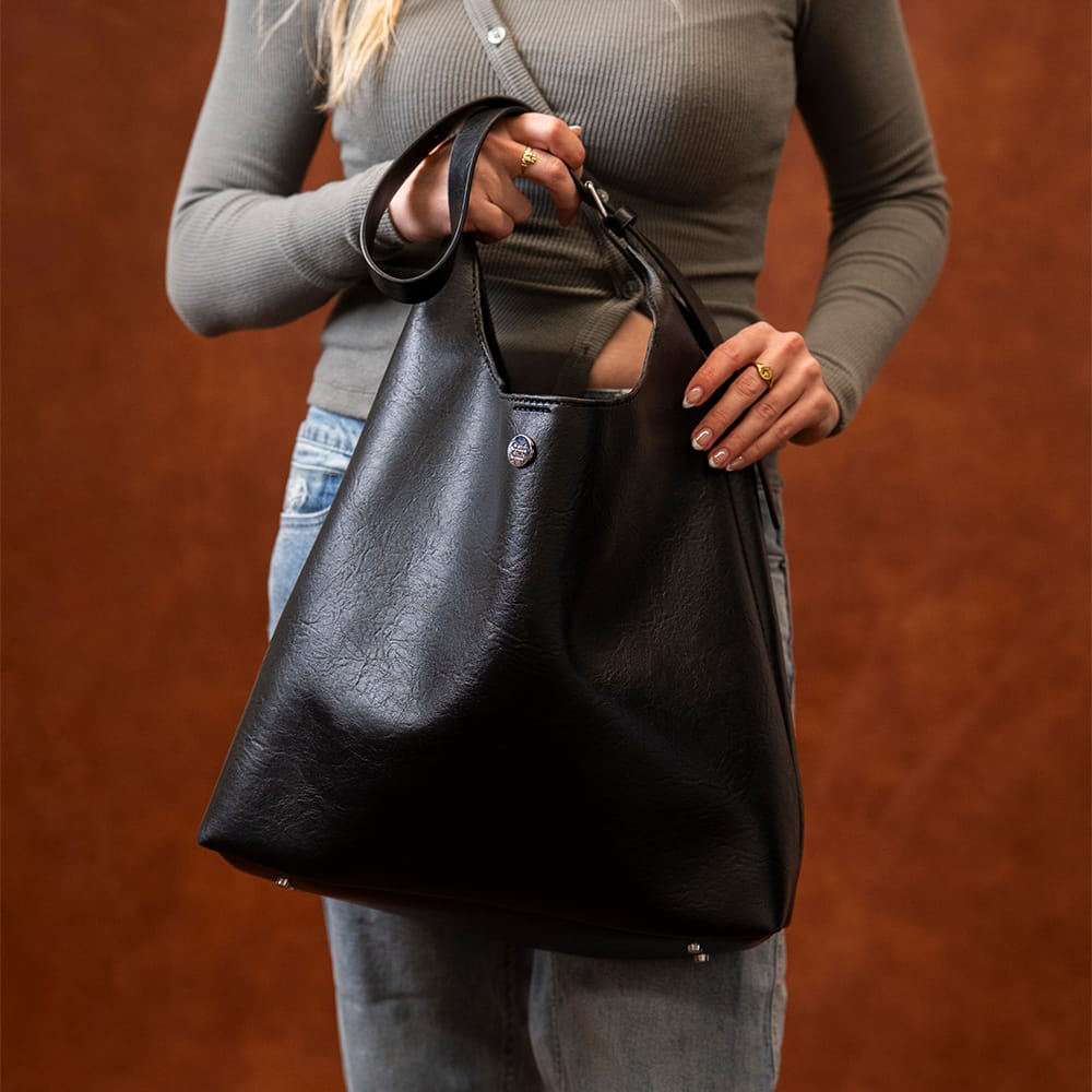 Craft Club Co NOIR BLACK SYDNEY - Slouch Tote Bag Kit