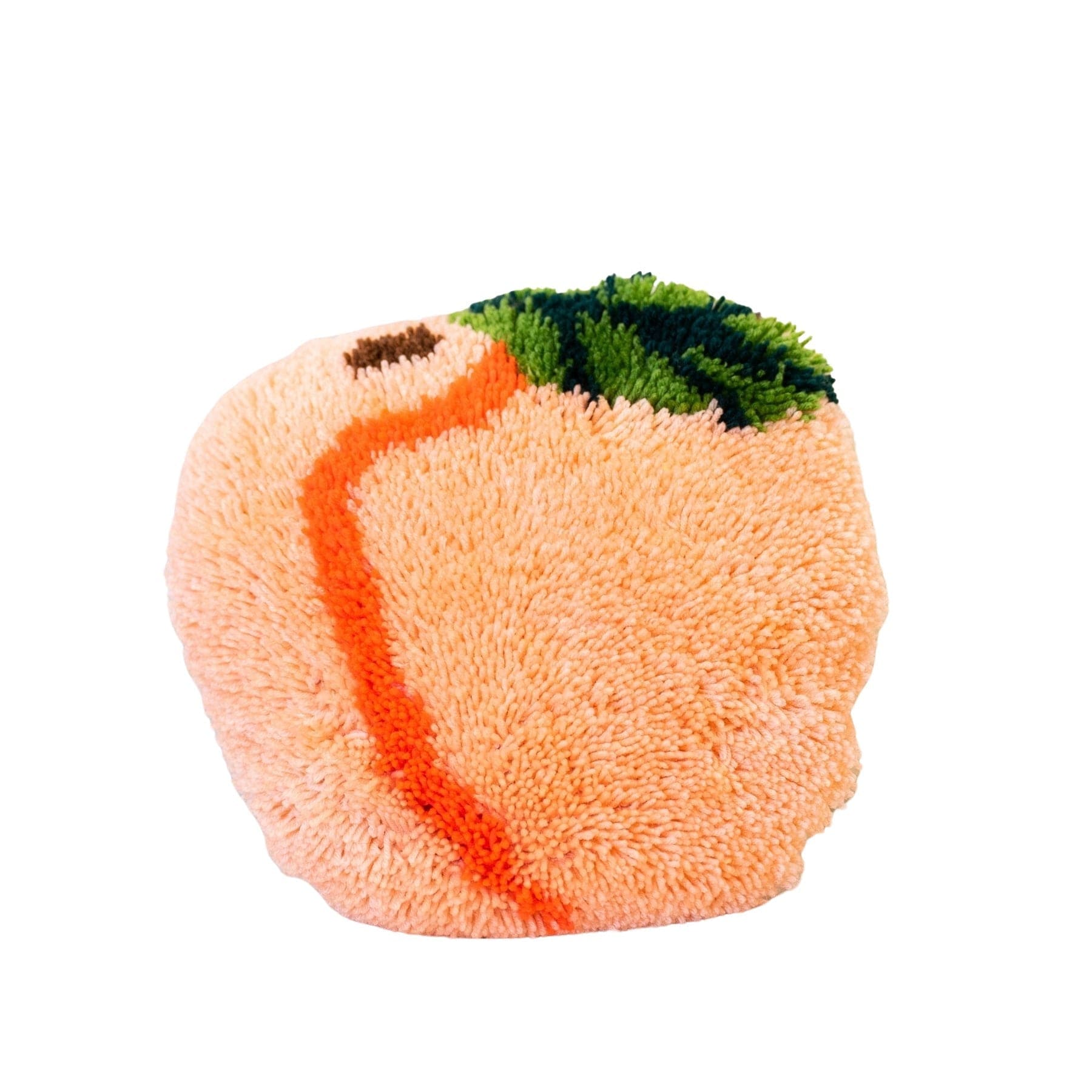 Craft Club Co PEACH Latch Hook Fruit Cushion Kit
