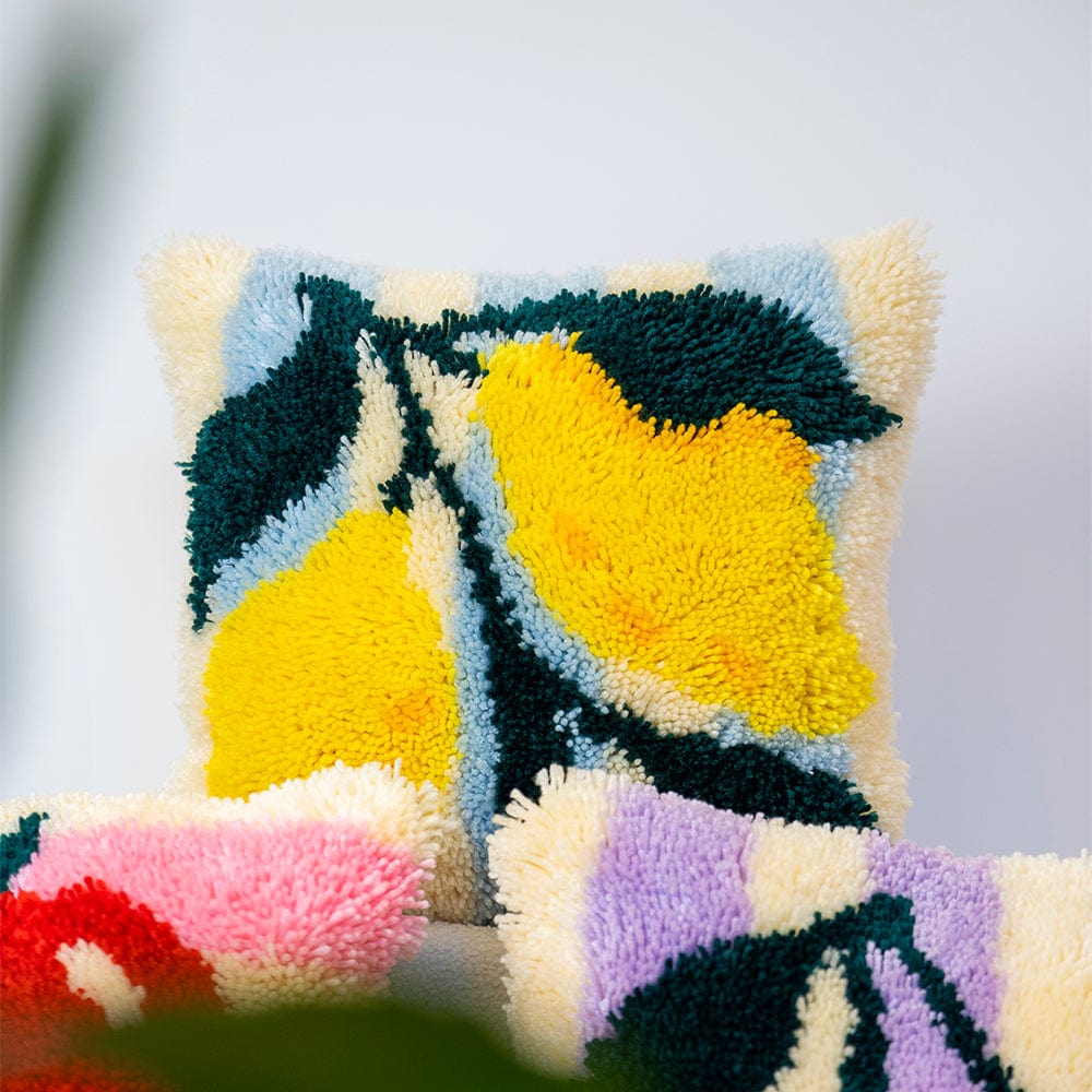 Craft Club Co FRUIT TRIO | Latch Hook Cushion Bundle