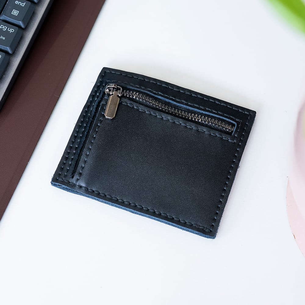 Craft Club Co NAPPA BLACK THE SLIP - Leather Cardholder Kit