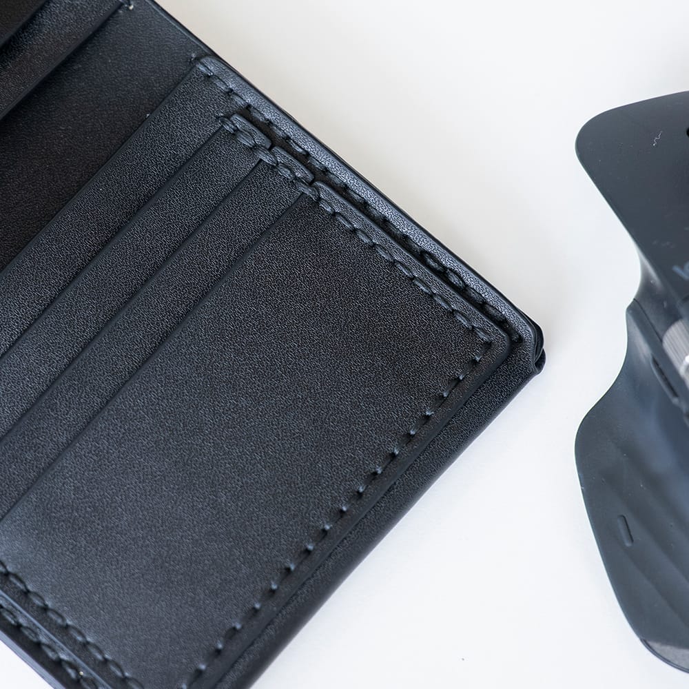 Craft Club Co NAPPA BLACK THE FOLD - Leather Wallet Kit