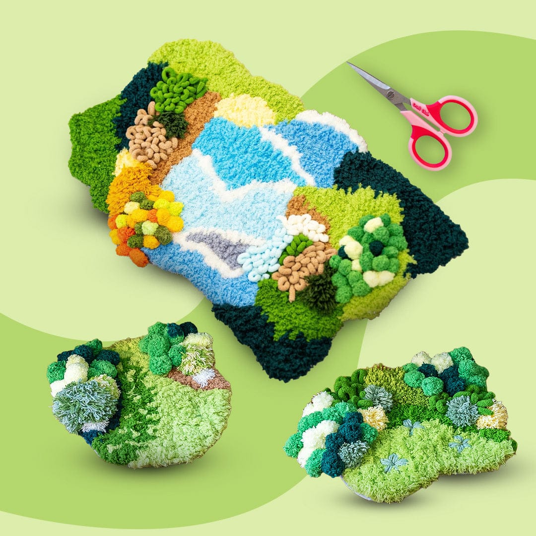 Craft Club Co BEST SELLERS - Moss Rug & Coaster Bundle