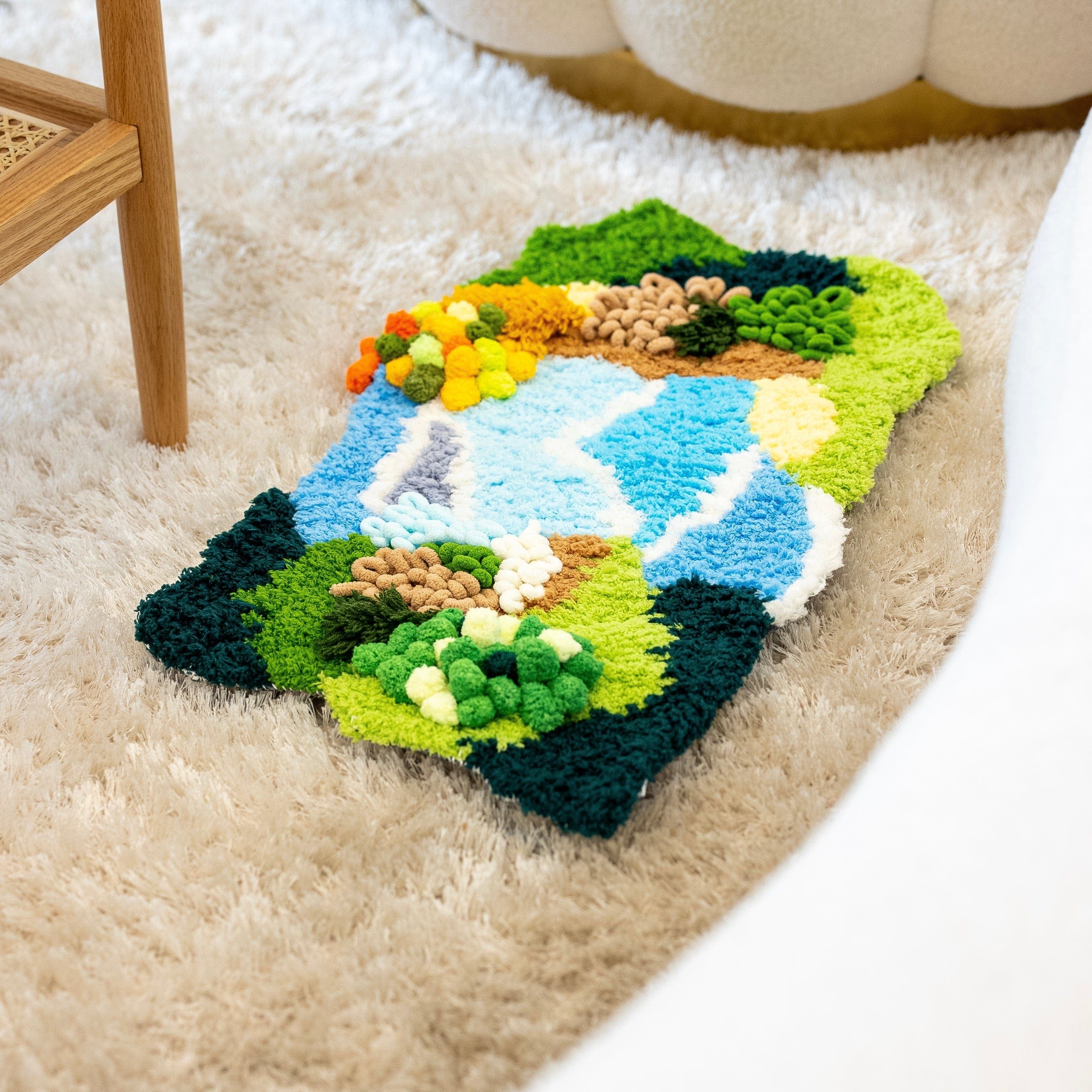 Craft Club Co BEST SELLERS Moss Rug & Coaster Bundle