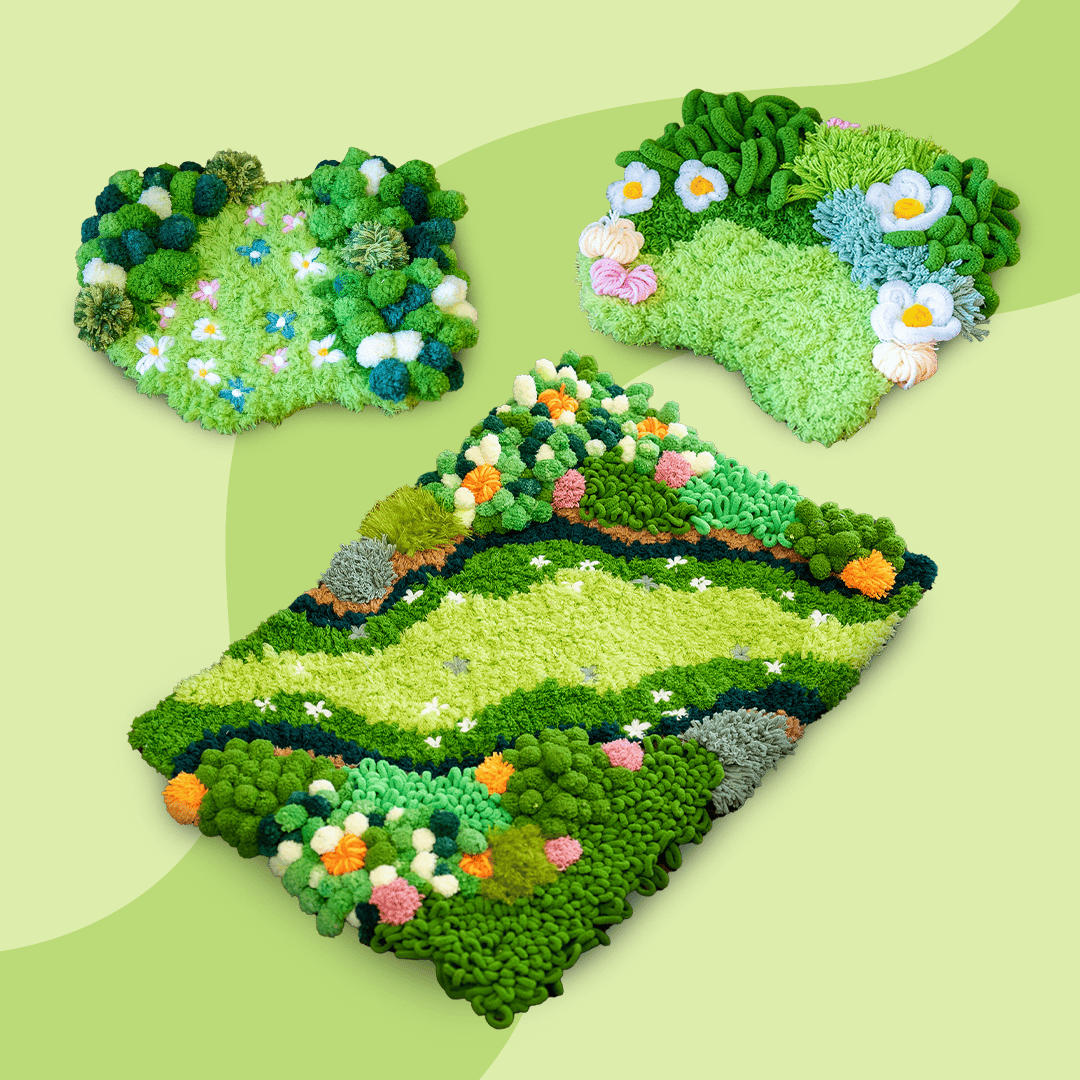 Craft Club Co Flower Field - Moss Kit Bundle