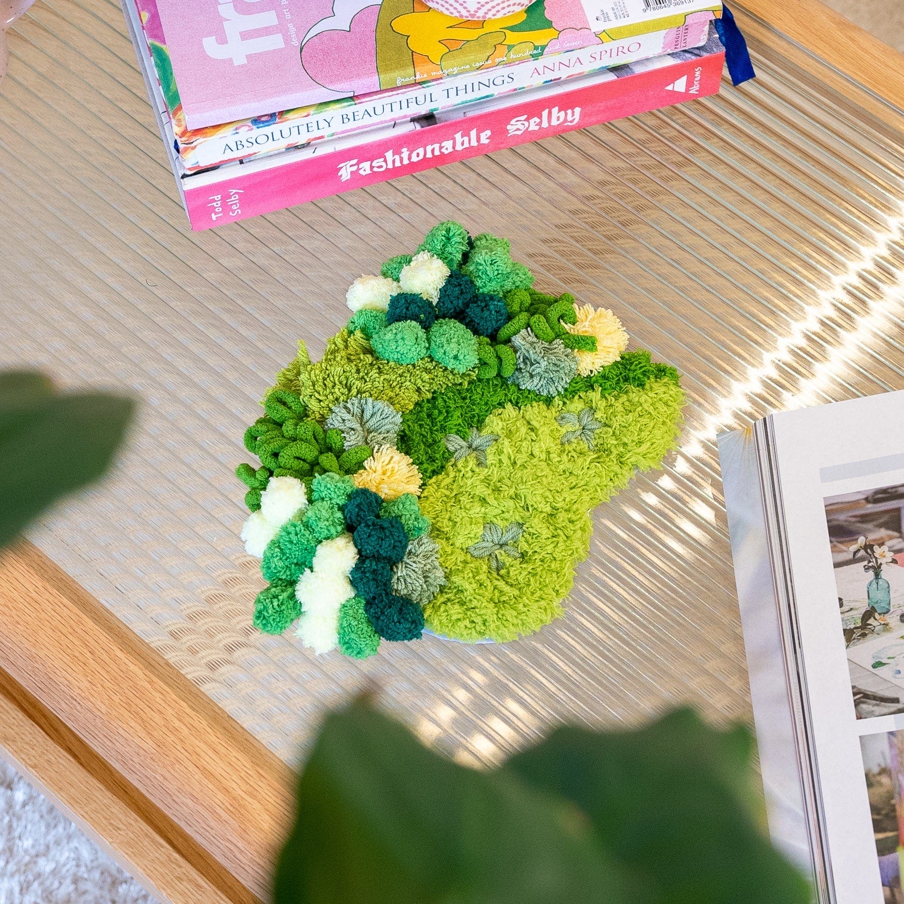 Craft Club Co GORGEOUS GREENS TRIO Moss Coaster Bundle