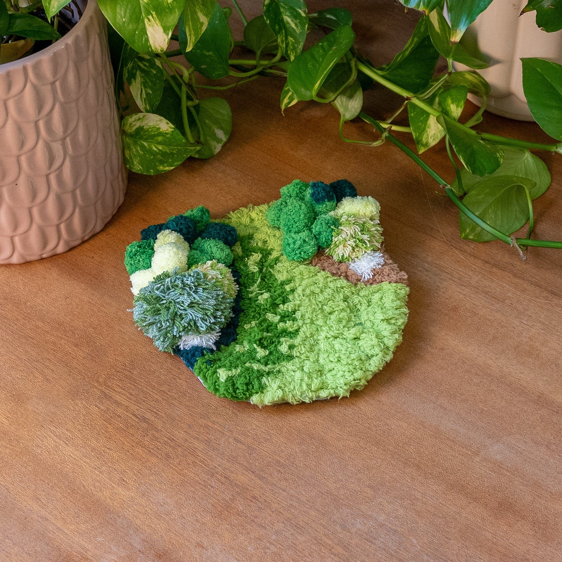 Craft Club Co GORGEOUS GREENS TRIO Moss Coaster Bundle