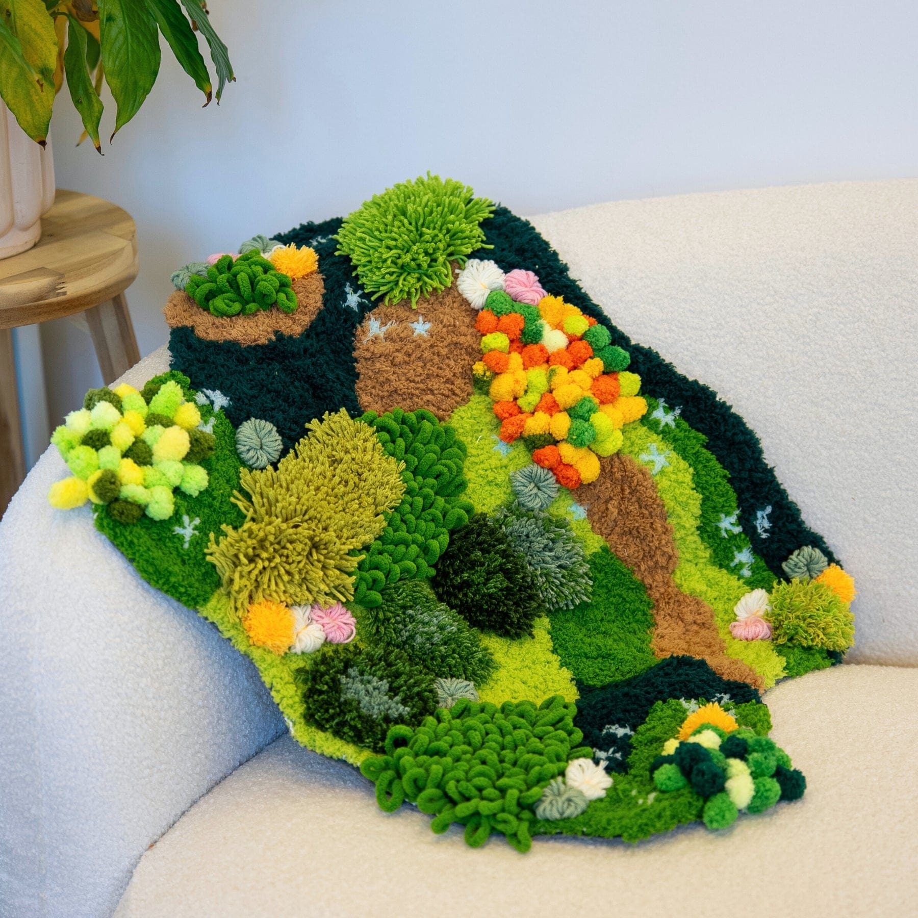 Craft Club Co MEGA MOSSY Rug & Coaster Bundle