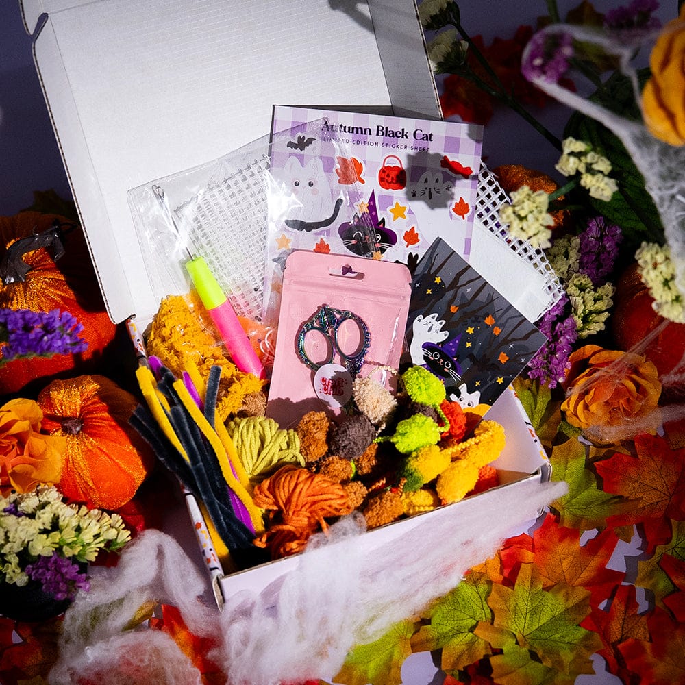 Craft Club Co Autumn Cat - Moss Coaster Kit