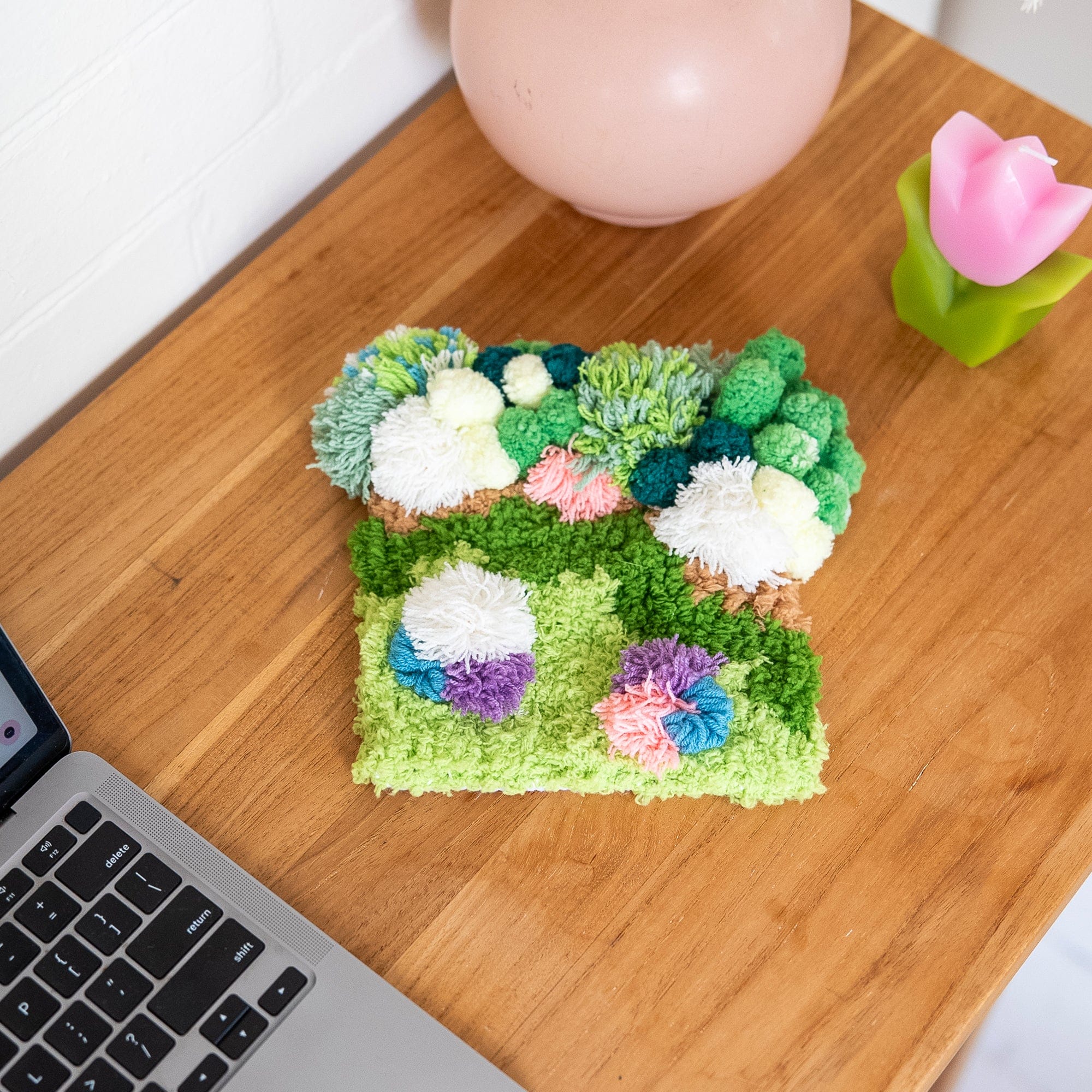 Craft Club Co FLOWER PATCH - Moss Coaster Kit