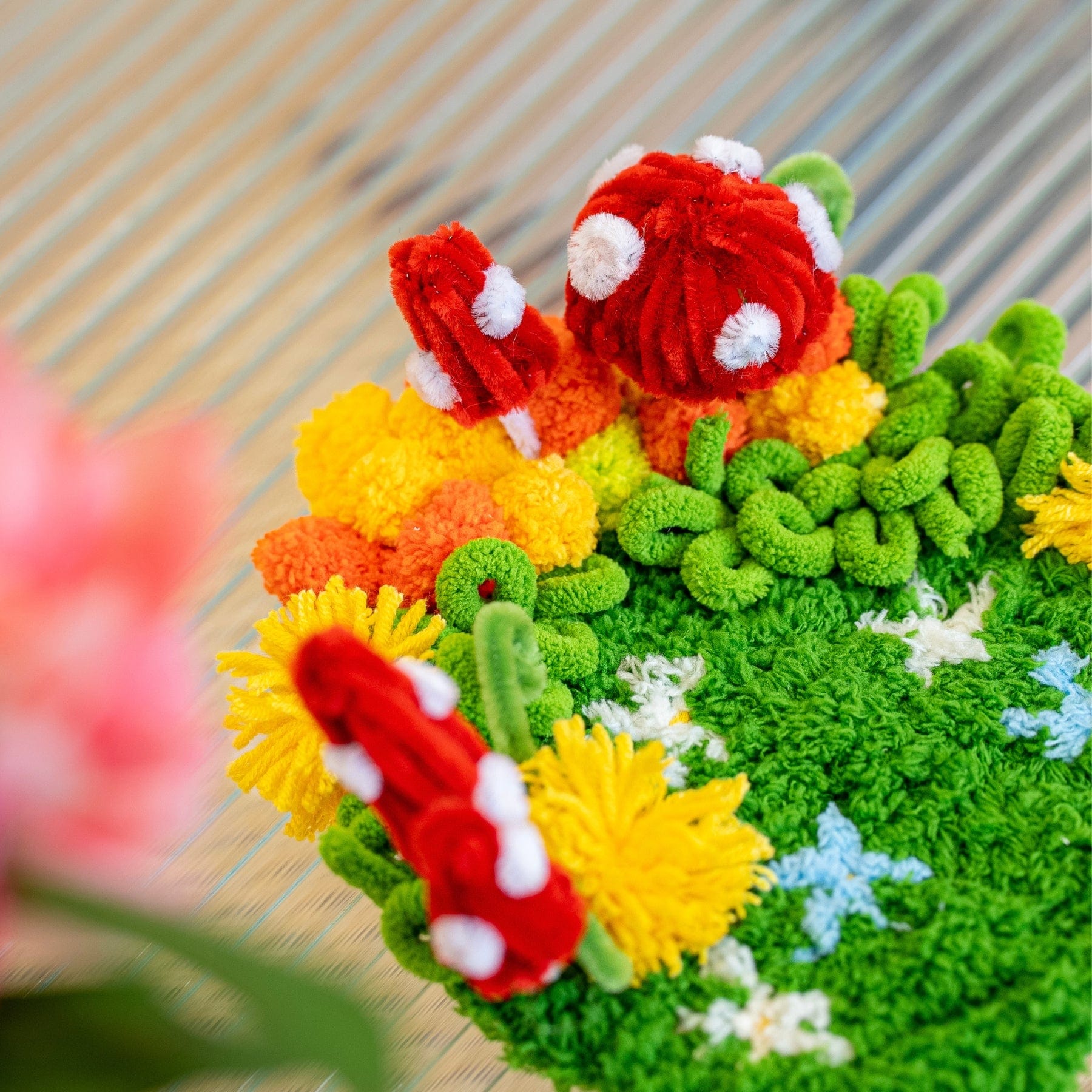 Craft Club Co MUSHROOM MEADOW Moss Coaster Kit