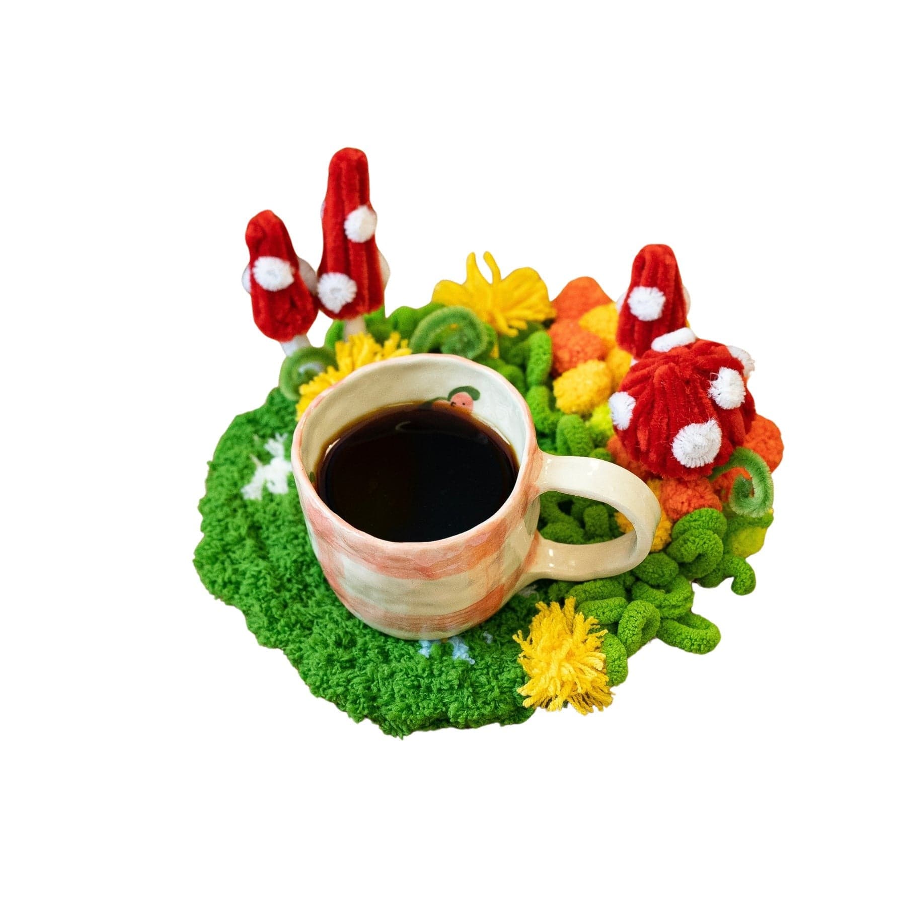 Craft Club Co MUSHROOM MEADOW Moss Coaster Kit