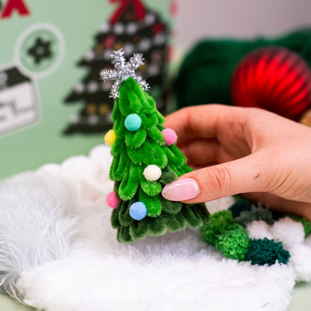 Craft Club Co Twinkling Christmas Tree - Moss Coaster Kit