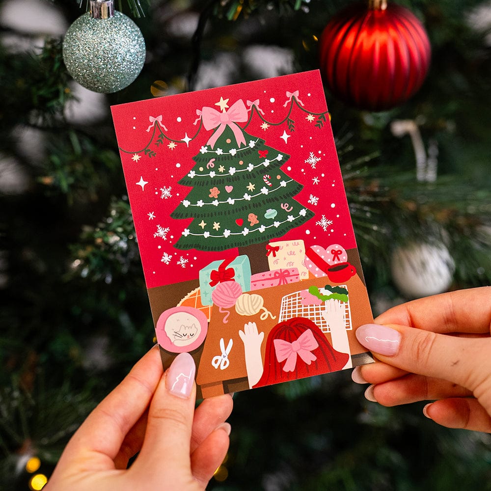 Craft Club Co Twinkling Christmas Tree - Moss Coaster Kit