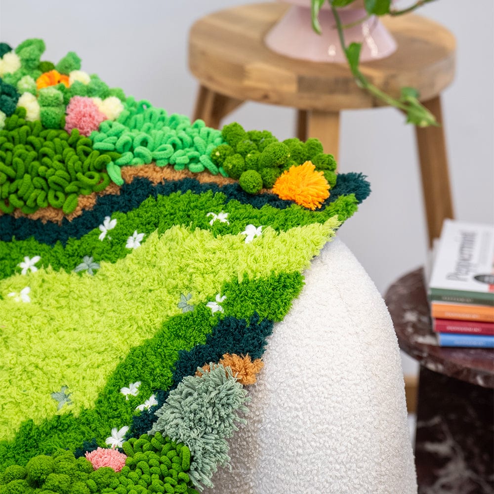 Craft Club Co BLOSSOM BLOOM - Moss Rug Making Kit