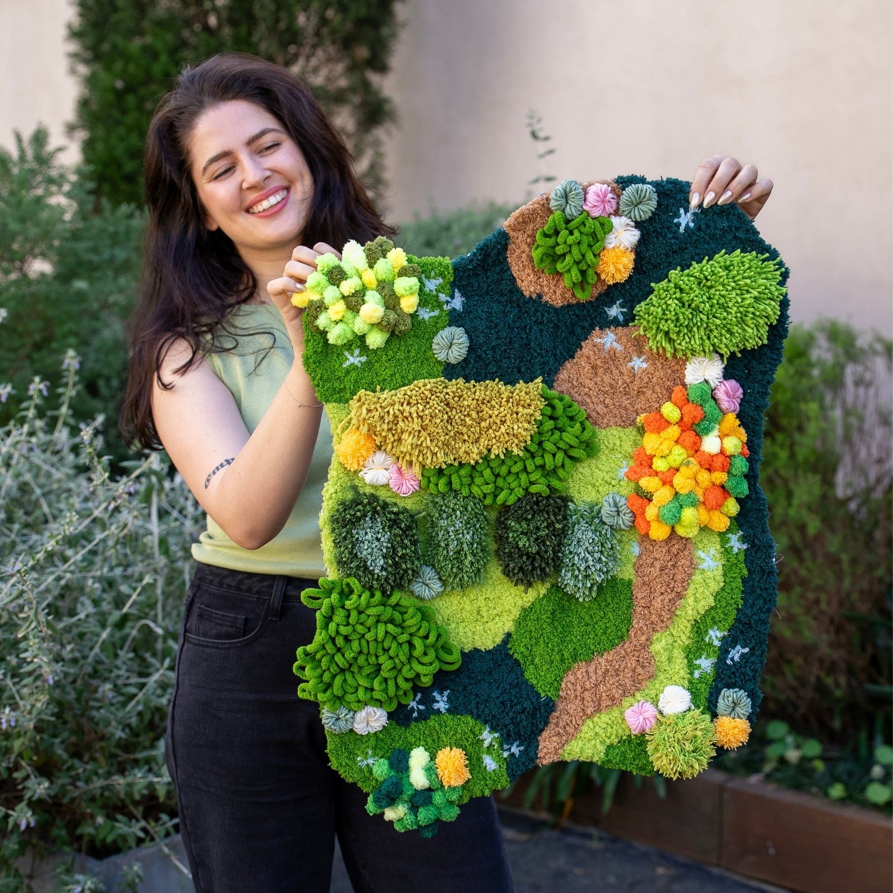Craft Club Co FOREST FLOOR | Moss Rug Making Kit
