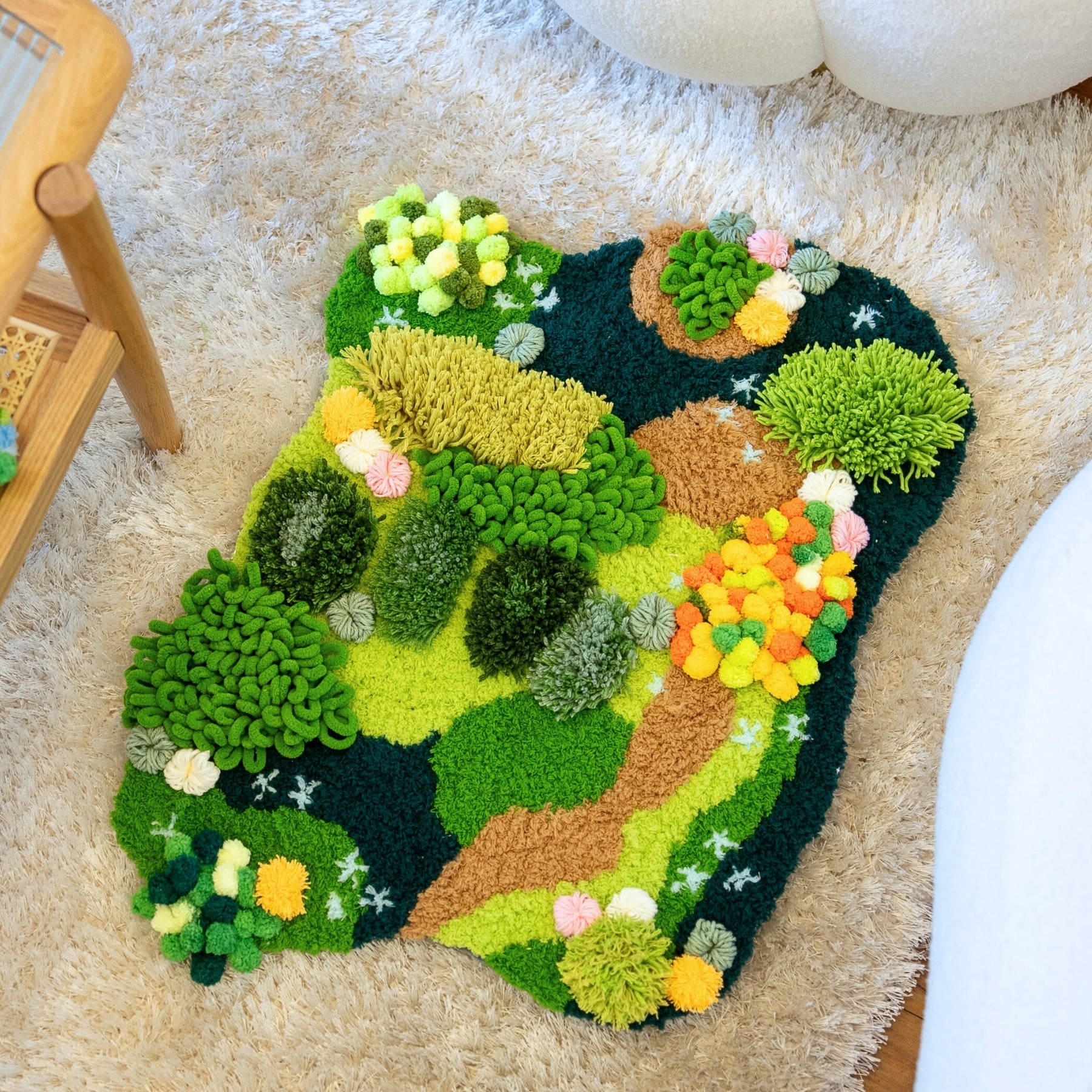 Craft Club Co FOREST FLOOR | Moss Rug Making Kit