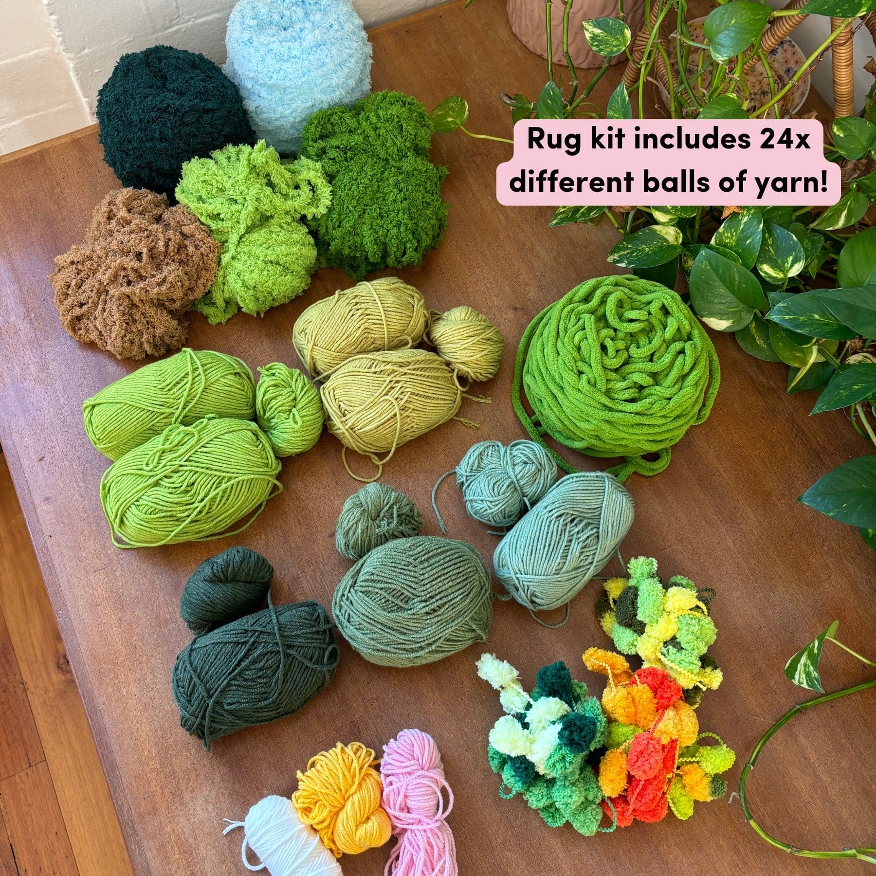 Craft Club Co FOREST FLOOR | Moss Rug Making Kit