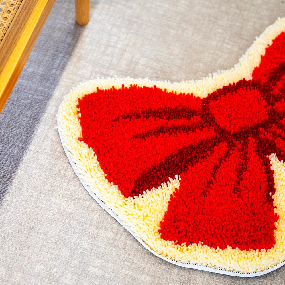 Craft Club Co BIG RED BOW - Christmas Rug Kit