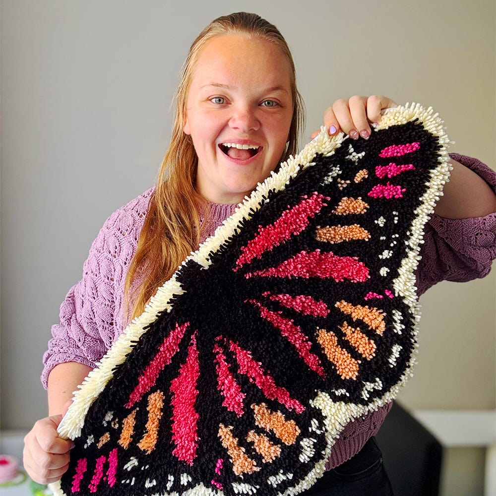 Craft Club Co BLUSH | Butterfly Rug Making Kit