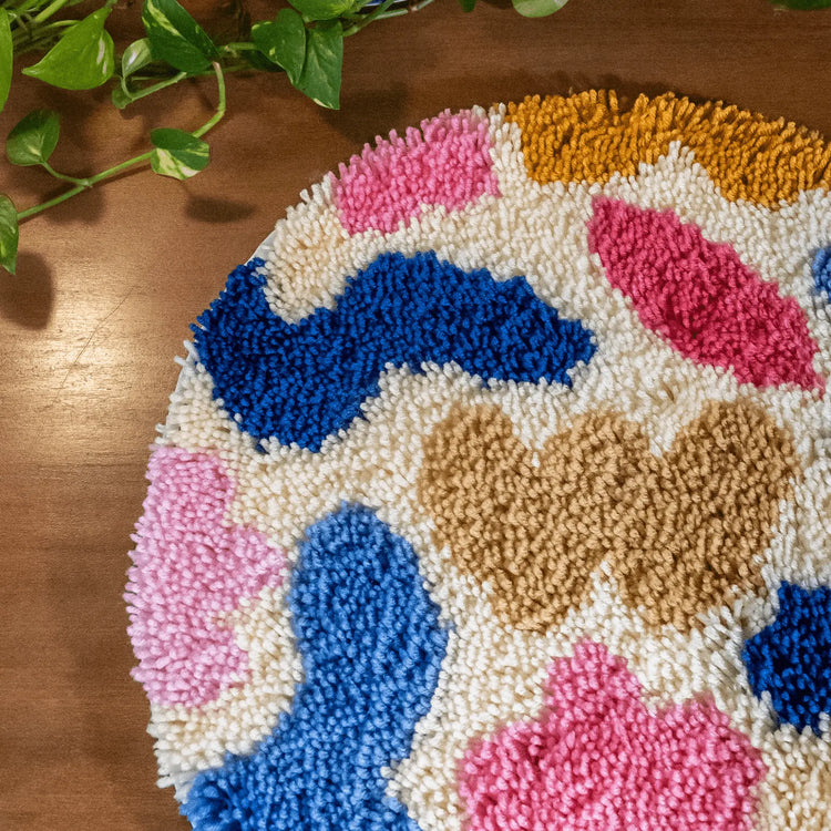 Craft Club Co BOTANIC - BLUES Rug Making Kit