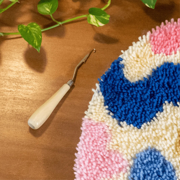 Craft Club Co BOTANIC - BLUES Rug Making Kit