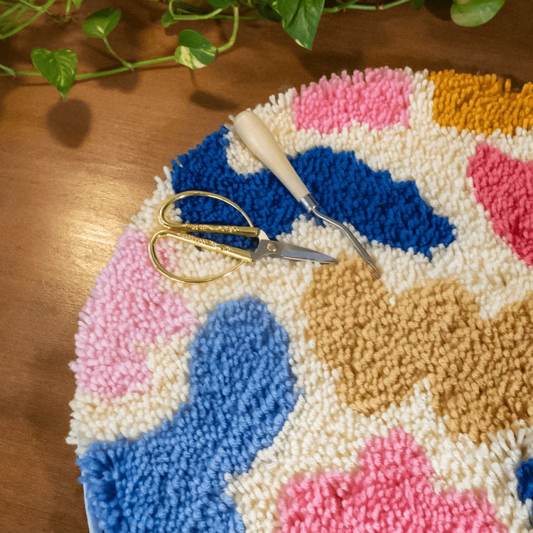 Craft Club Co BOTANIC - BLUES Rug Making Kit