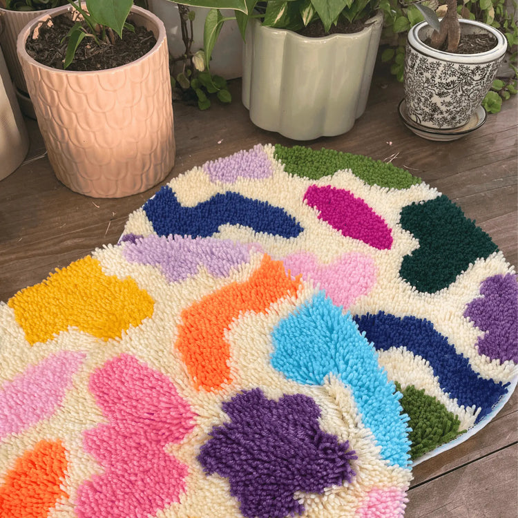 Craft Club Co BOTANIC - GREENS Rug Making Kit
