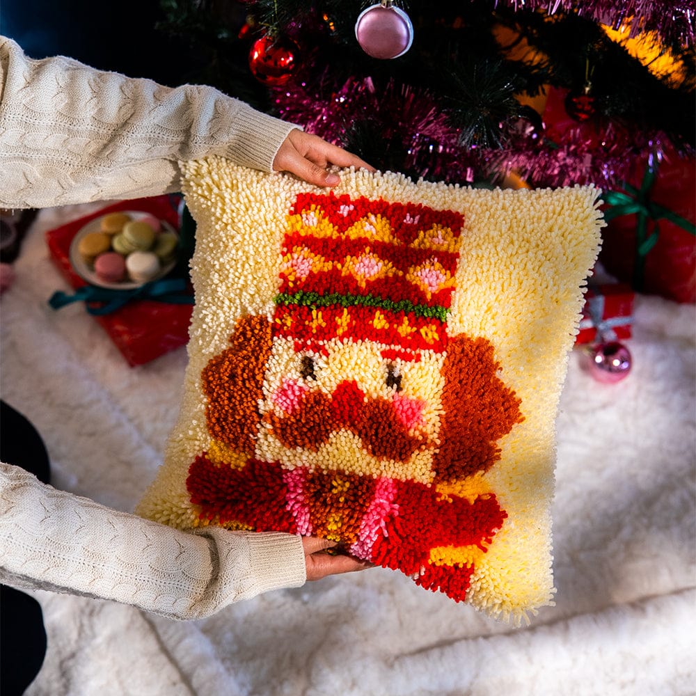 Craft Club Co CHEERY NUTCRACKER - Christmas Cushion Kit