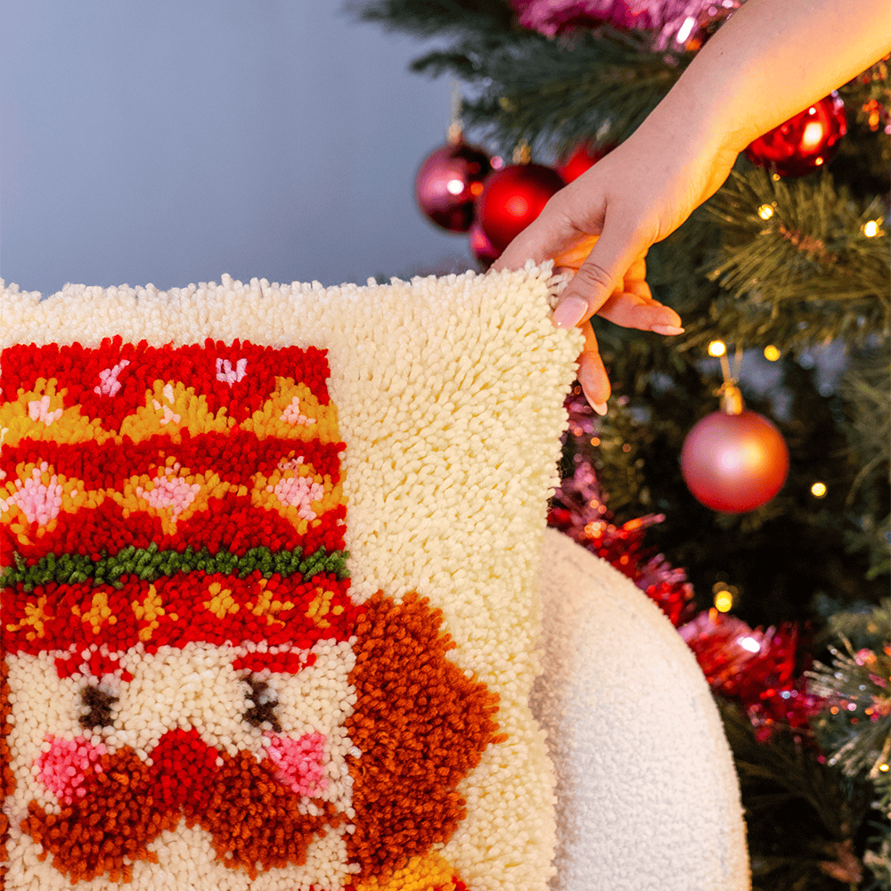 Craft Club Co CHEERY NUTCRACKER - Christmas Cushion Kit