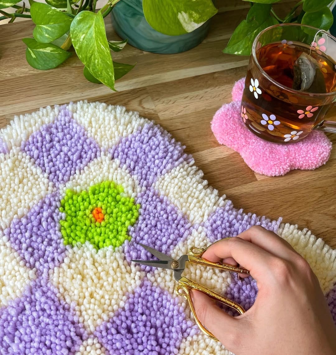 Craft Club Co Floor Rug CHECK ME OUT - Rug Making Kit