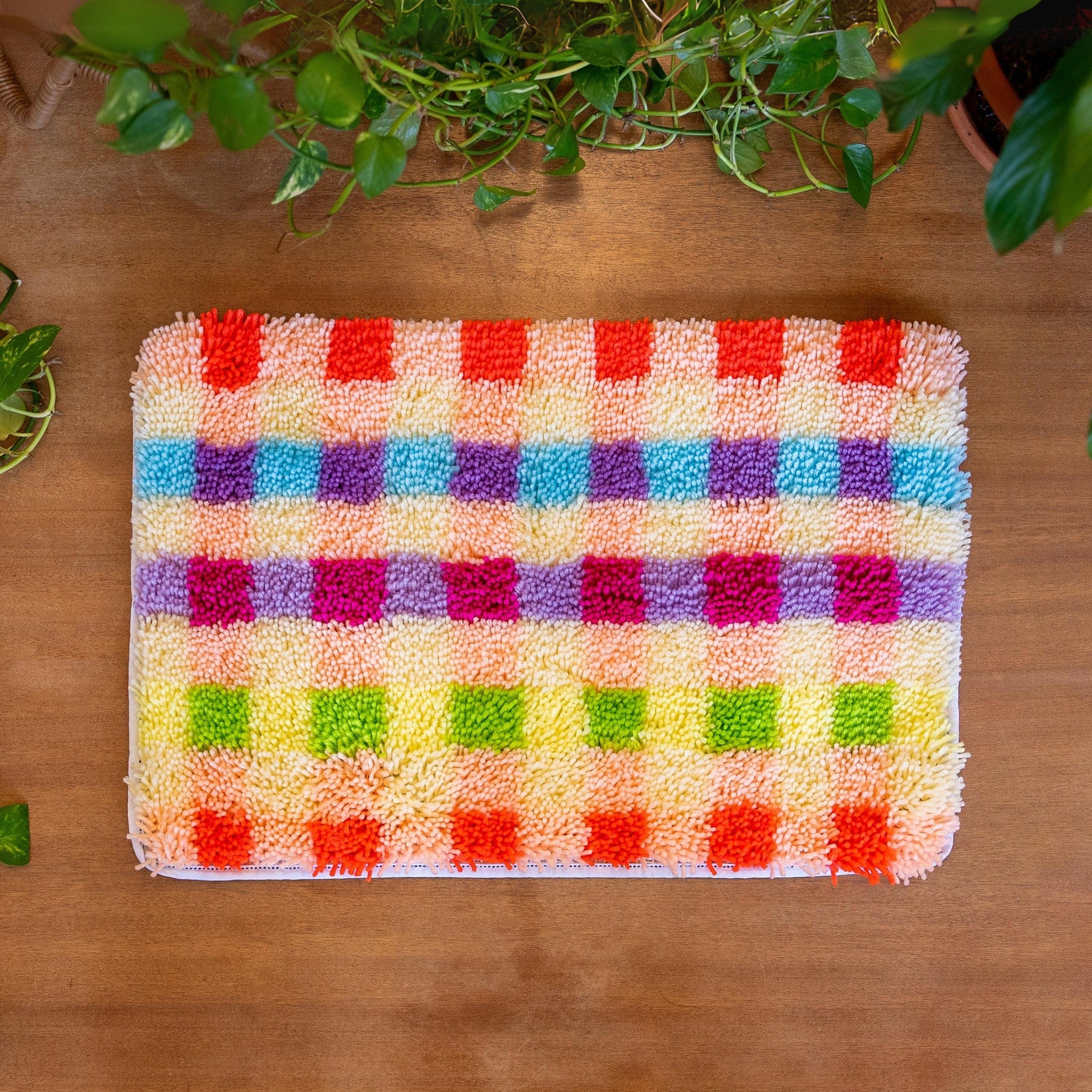 Craft Club Co FRUIT PUNCH | GINGHAM Rug Making Kit