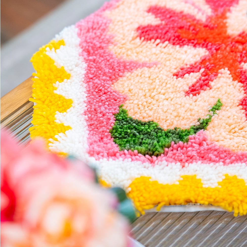 Craft Club Co Hibiscus Stamps - XL Latch Hook Rug Kit