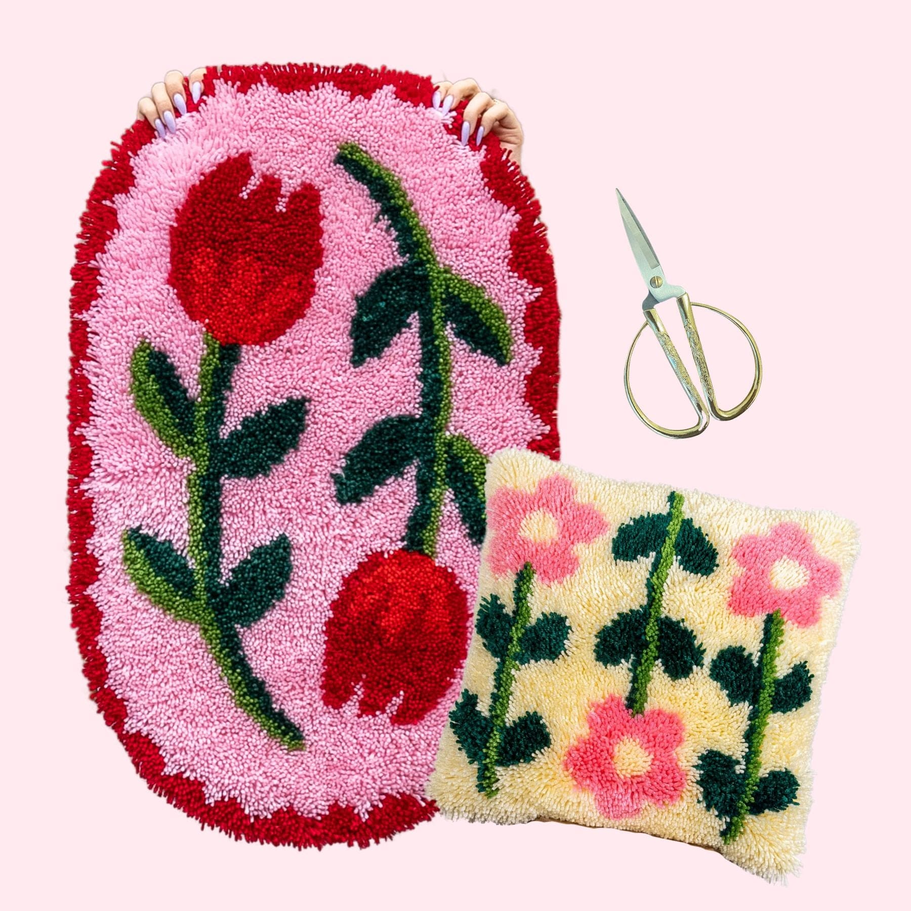 Craft Club Co Pink Fever - Latch Hook Bundle