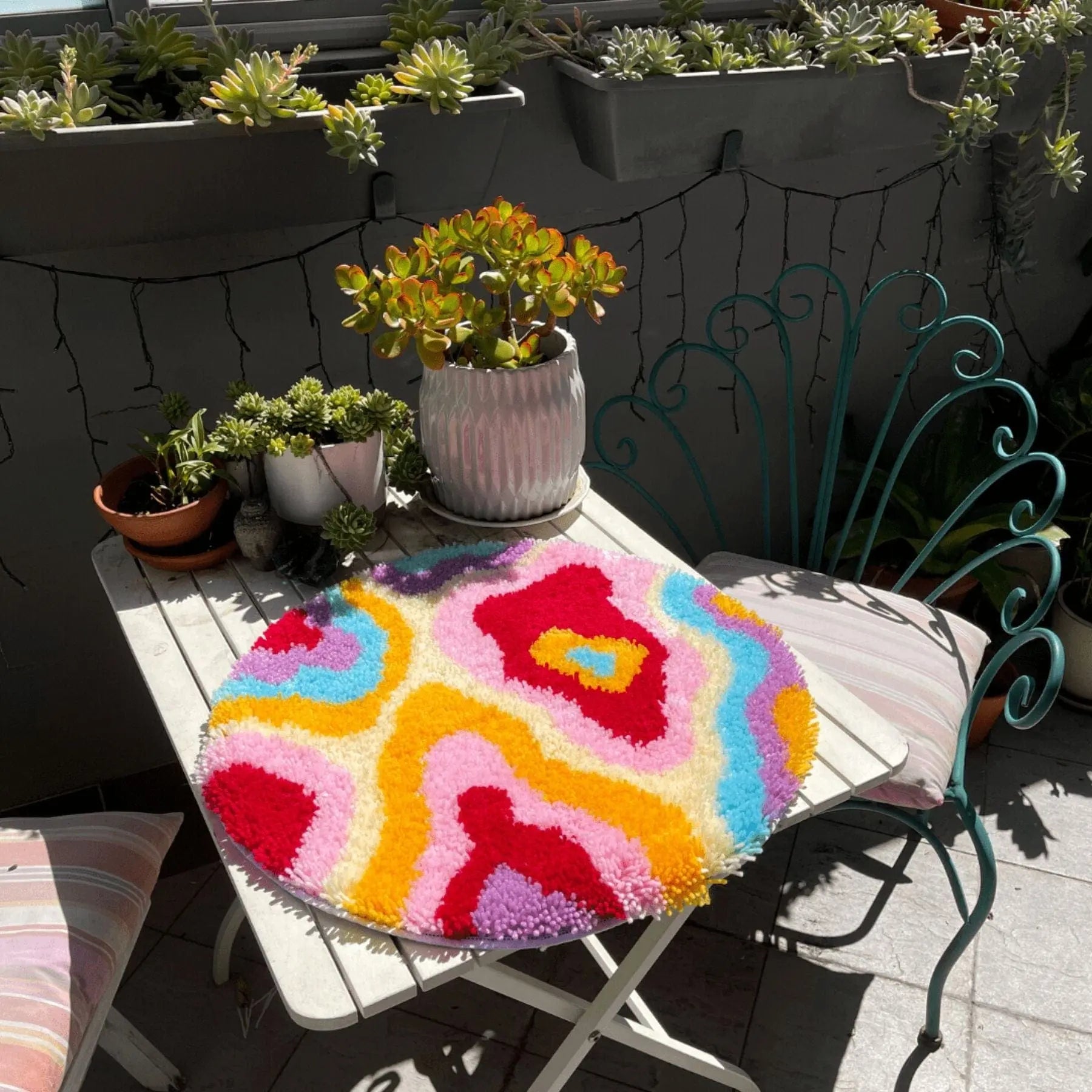 Craft Club Co PSYCHEDELIA Rug Making Kit