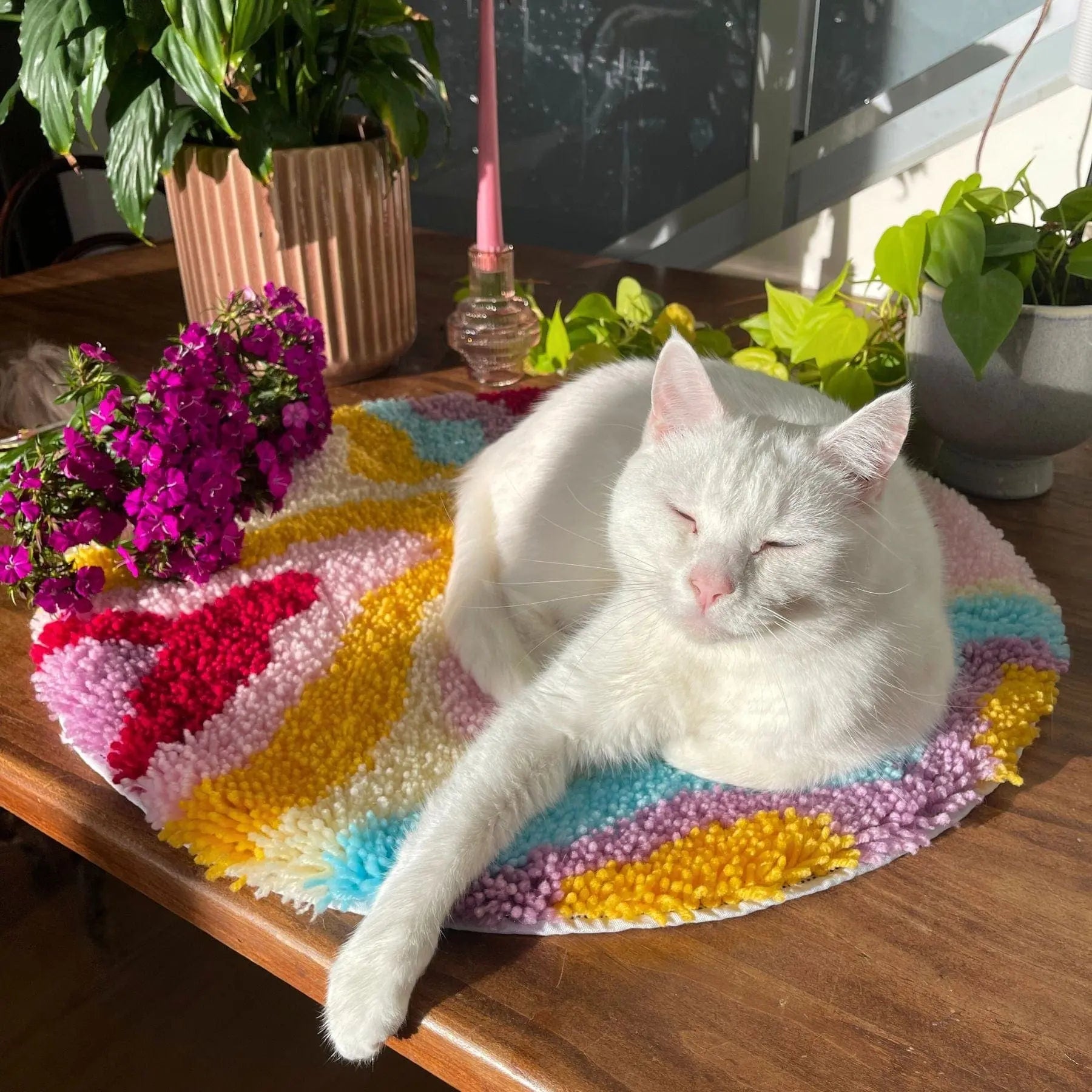 Craft Club Co PSYCHEDELIA Rug Making Kit