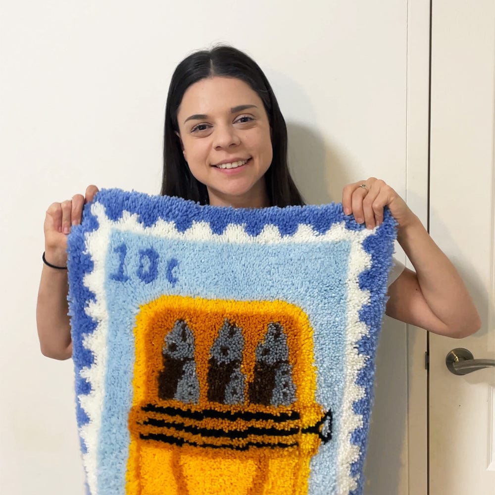 Craft Club Co Sardine Stamps - XL Latch Hook Rug Kit