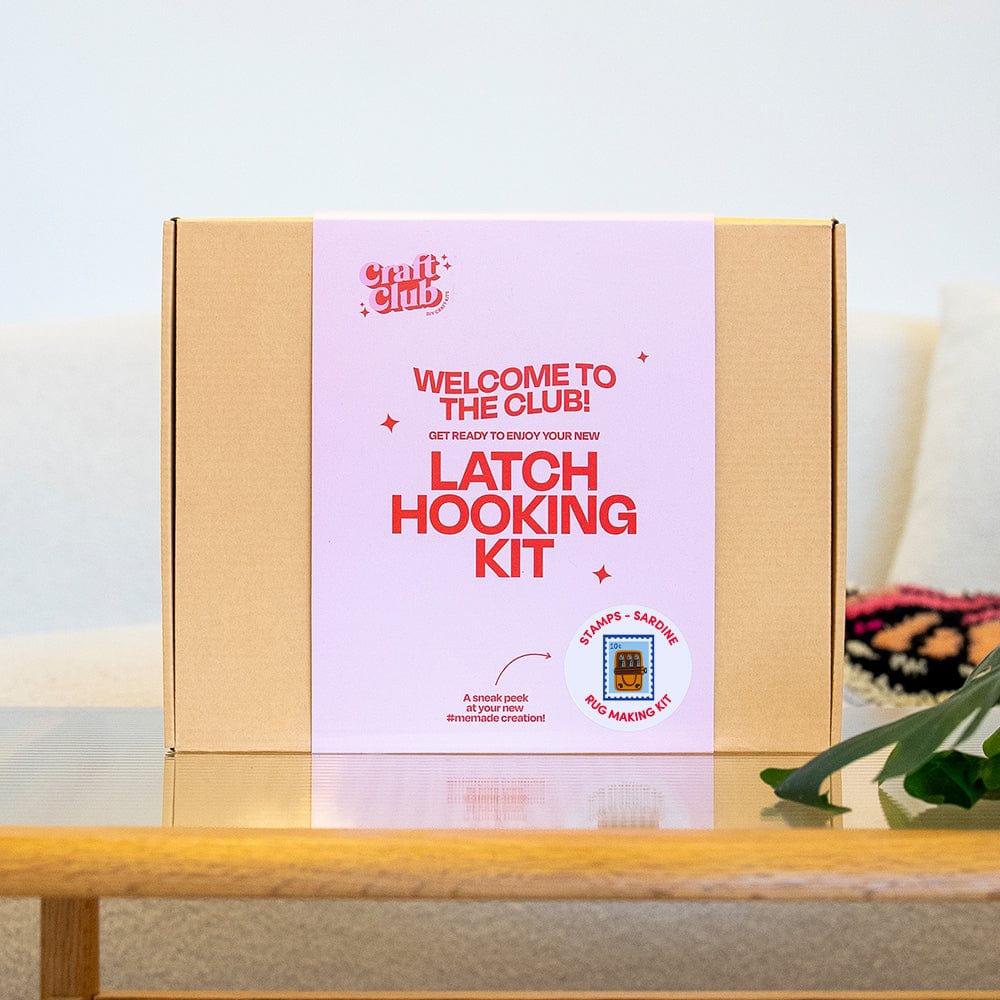 Craft Club Co Sardine Stamps - XL Latch Hook Rug Kit