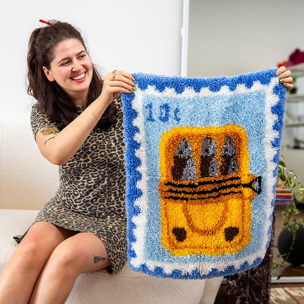 Craft Club Co Sardine Stamps - XL Latch Hook Rug Kit