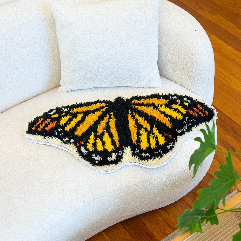 Craft Club Co SUNSET | Butterfly Rug Making Kit