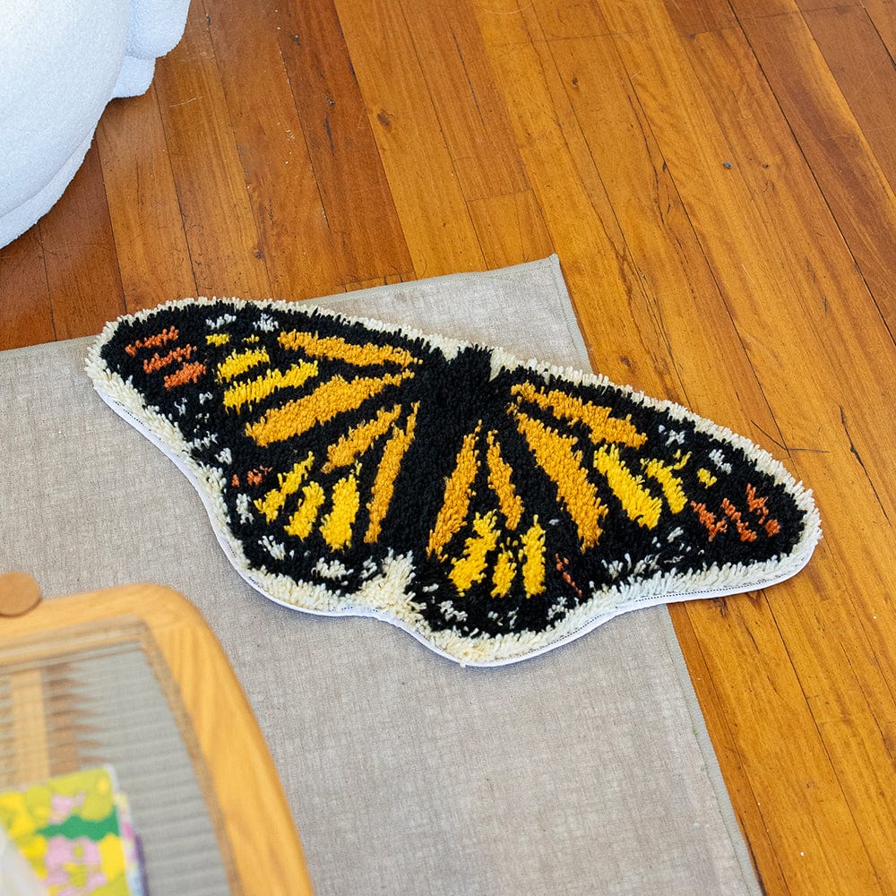 Craft Club Co SUNSET | Butterfly Rug Making Kit