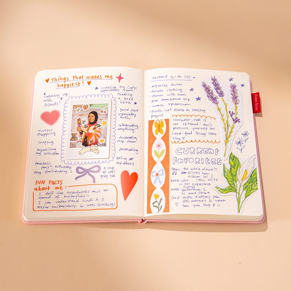 Craft Club Co BLOSSOM PINK HOME BASE - Orbit Journal