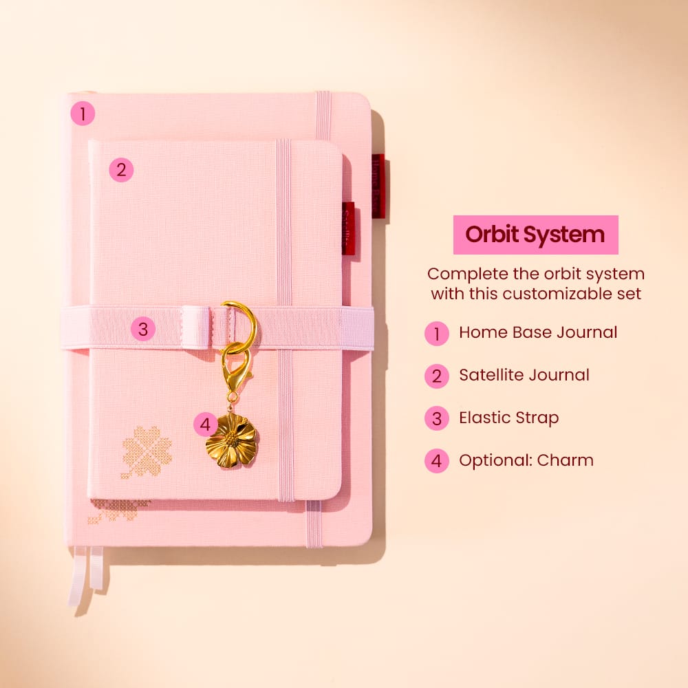 Craft Club Co BLOSSOM PINK HOME BASE - Orbit Journal