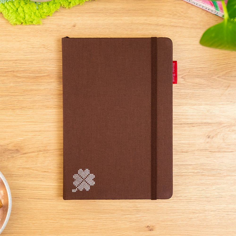 Craft Club Co CHOCOLATE BROWN HOME BASE - Orbit Journal