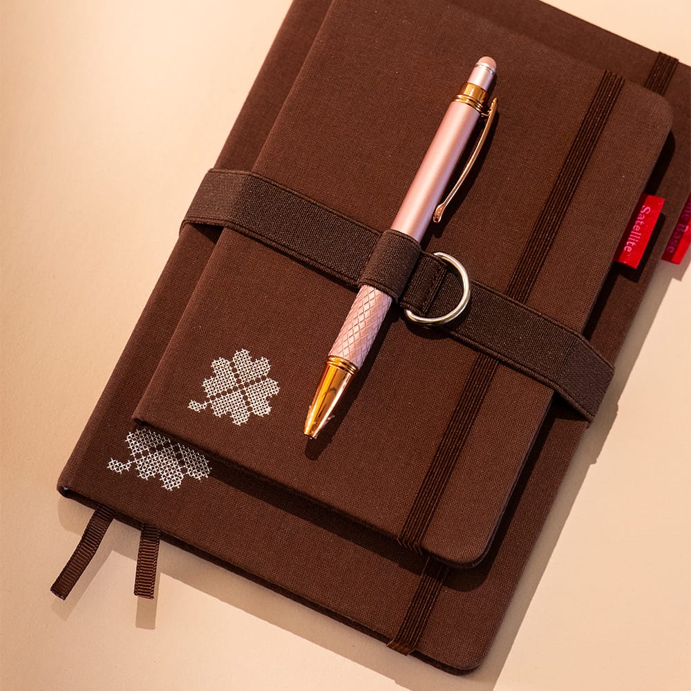 Craft Club Co CHOCOLATE BROWN HOME BASE - Orbit Journal