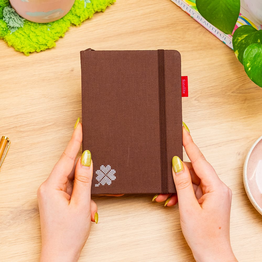Craft Club Co CHOCOLATE BROWN SATELLITE - Orbit Journal