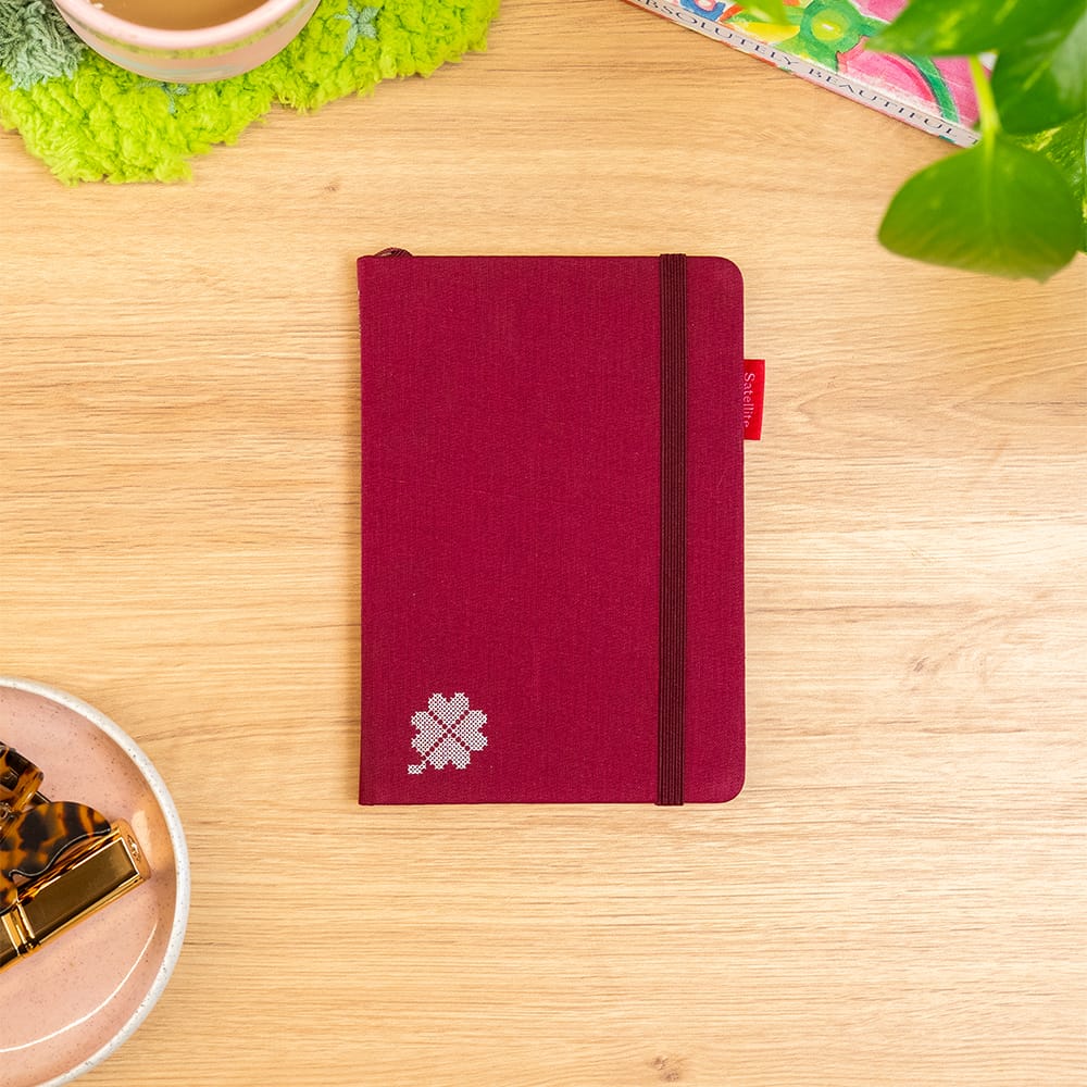 Craft Club Co MULBERRY RED SATELLITE - Orbit Journal